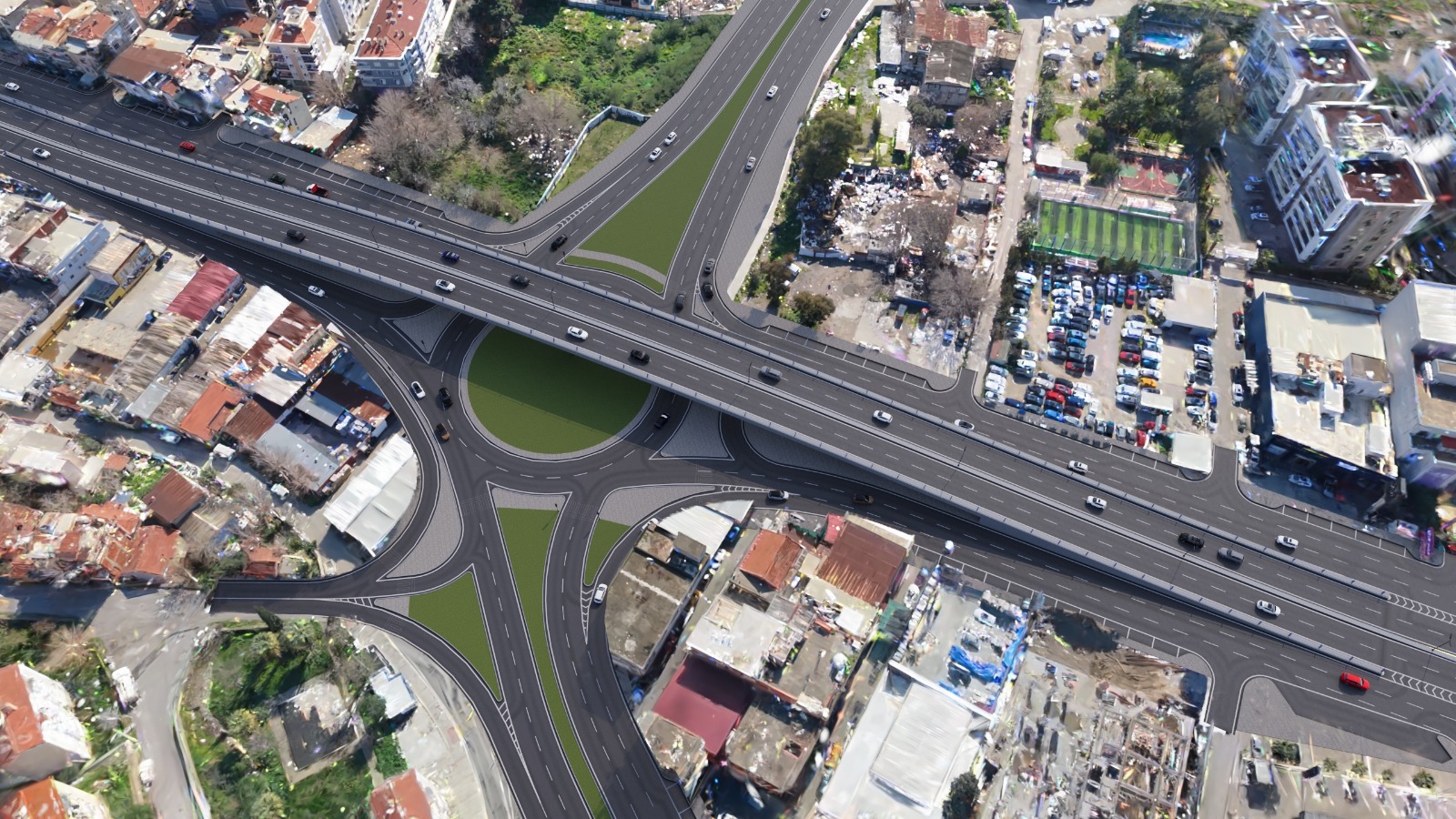 Anadolu Caddesi’ne trafik yoğunluğunu azaltacak yeni kavşak