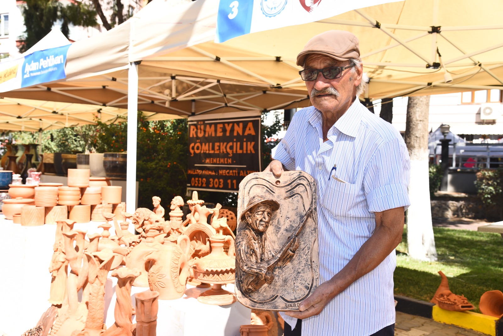 Menemen’de çömlek ve seramik eserleri festivale damga vurdu