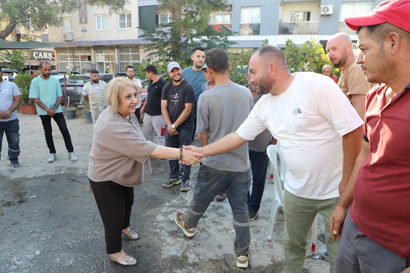 Başkan Vekili Şen, Menderes’in saha ekibiyle buluştu