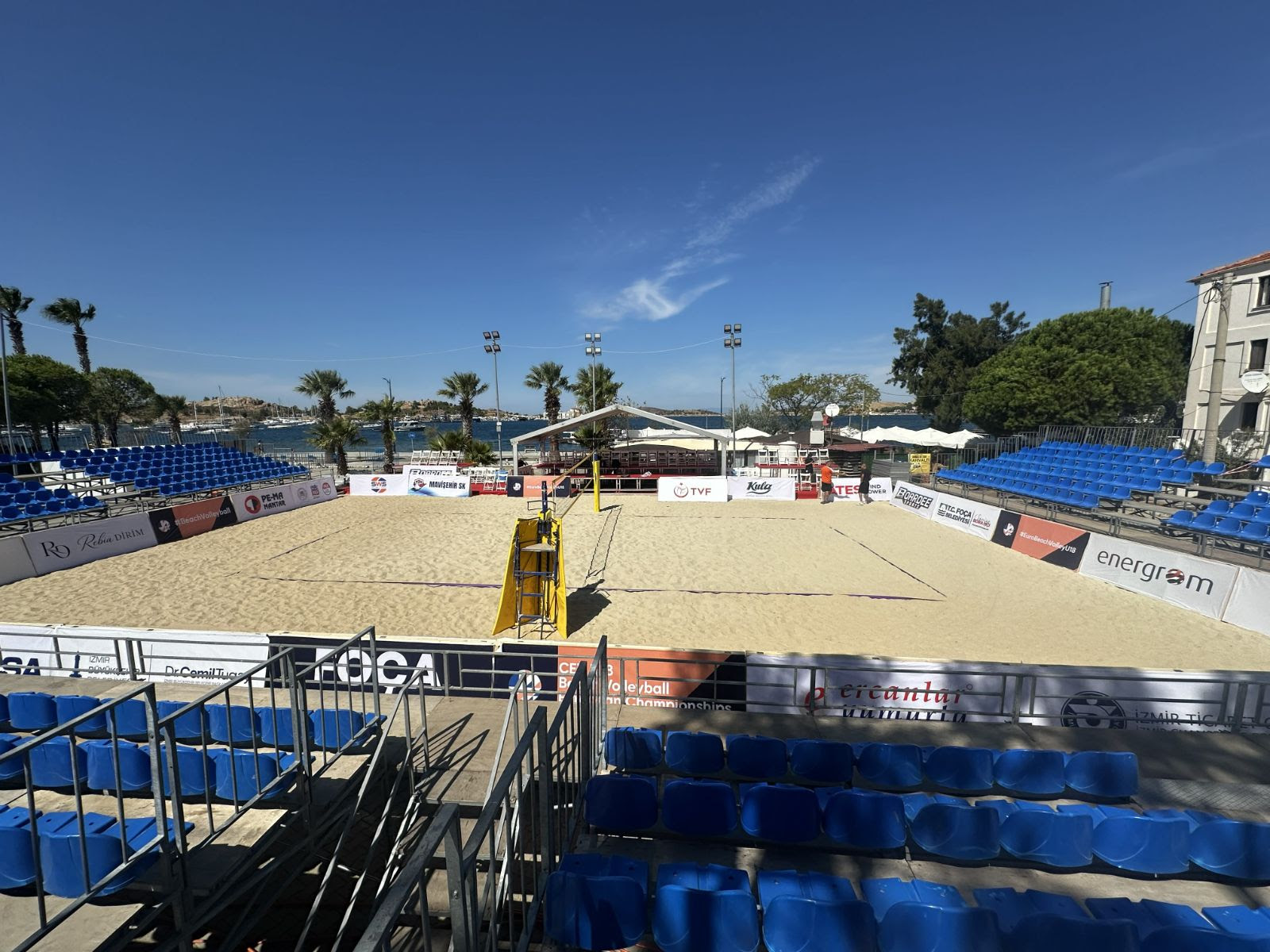 Foça, Avrupa’nın genç voleybol yıldızlarını ağırlamaya hazır