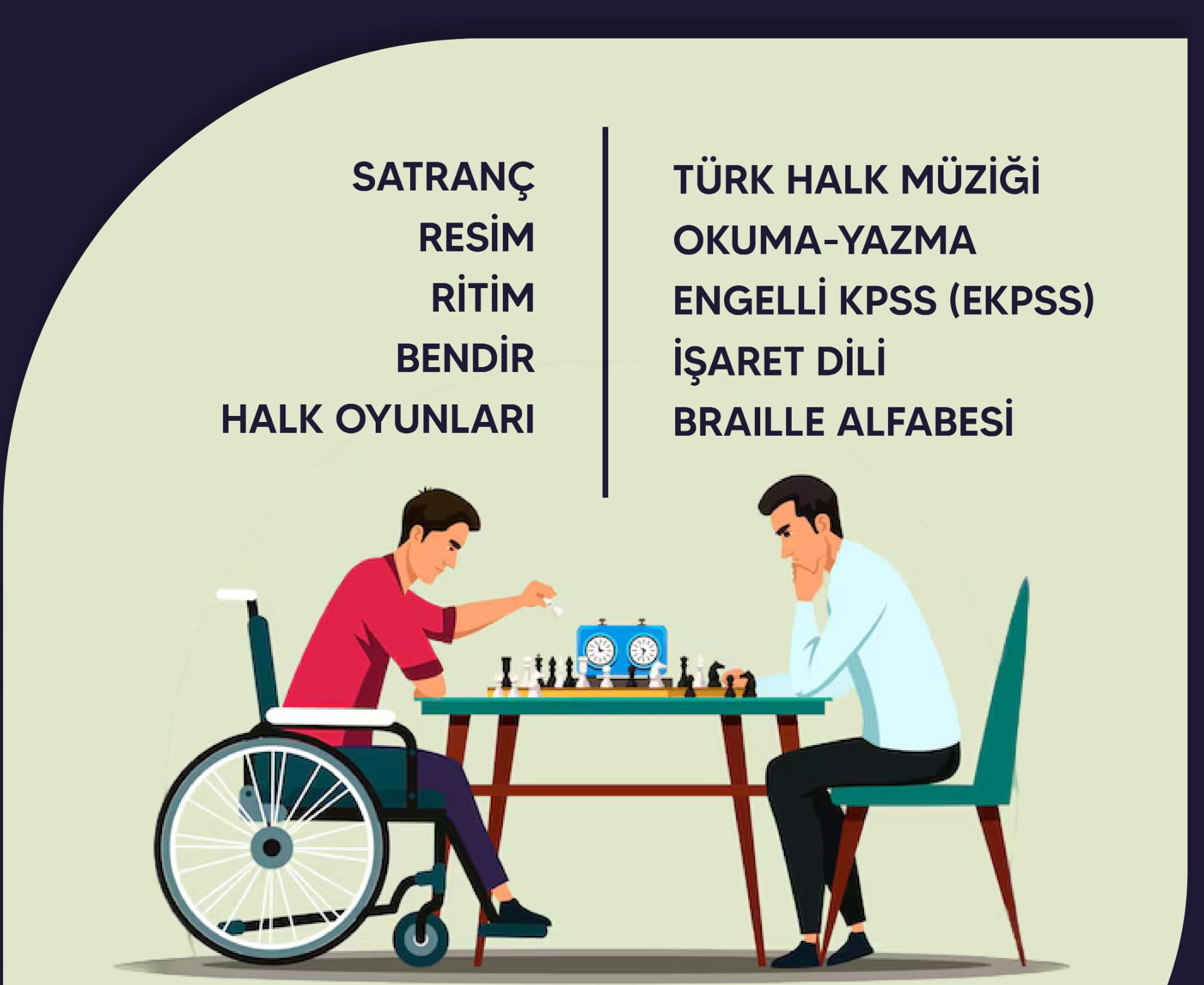 Buca’da engelsiz yaşam için yeni kurs dönemi başlıyor