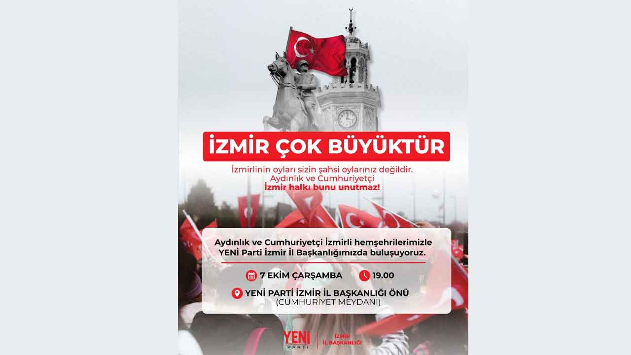 YENİ Parti’li Güç’ten Tugay’ın AK Parti’ye katılımına tepki